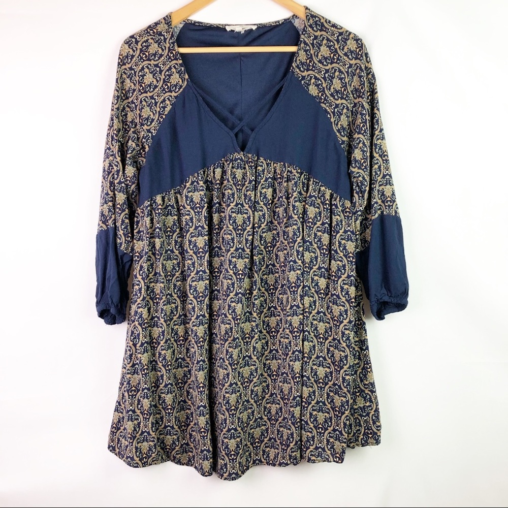 🛍BOGO Entro Boho Long Tunic Top. Women’s Medium